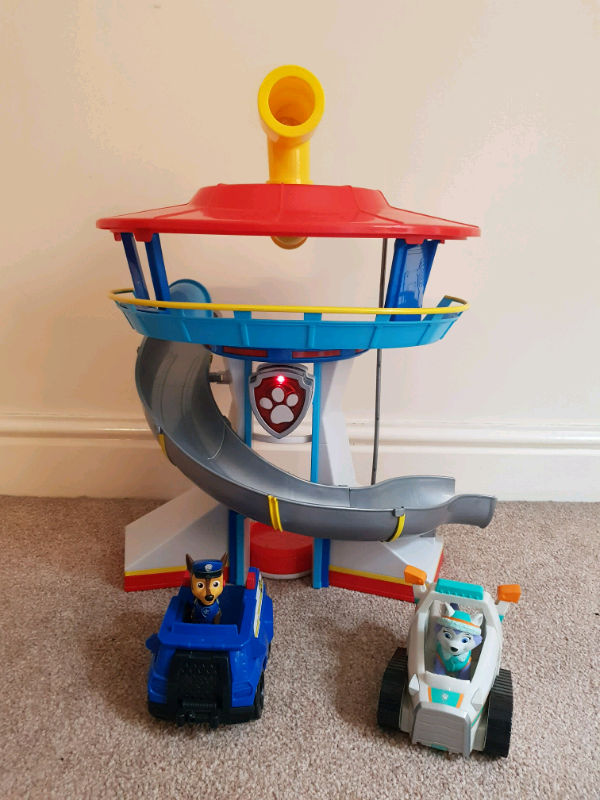 paw patrol tower slide